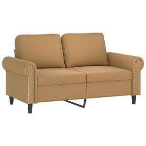 VidaXL 2-delige Loungeset met kussens fluweel bruin