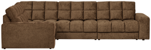 Second date hoekbank links structure velvet brass