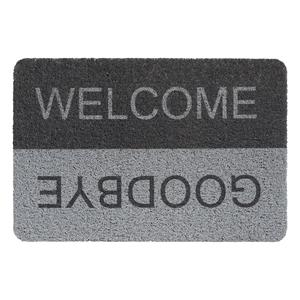 Praxis Deurmat Curly Welcome Goodbye 40x60cm