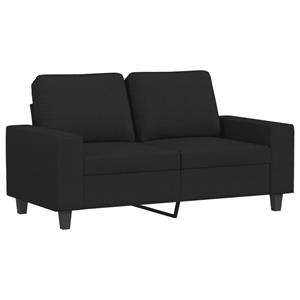 VidaXL 3-delige Loungeset stof zwart