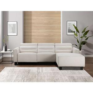 Places of Style Hoekbank Carpari, L-Form, 263 cm, mit manueller o. elektrischer Relaxfunktion