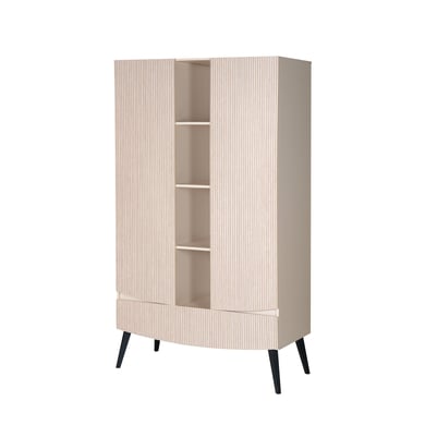 Schardt Kledingkast Smile Connery natuur/karaat beige 2-deurs