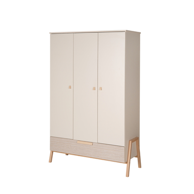 Schardt Garderobekast Happy Carat beige/Connery naturel 3-deurs