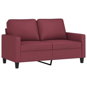 VidaXL 3-delige Loungeset met kussens stof wijnrood
