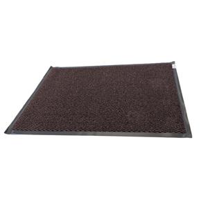 Brumag Anti slip deurmat/schoonloopmat PVC - bruin - 90 x 60 cm - voor binnen -
