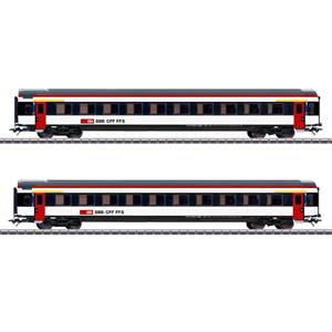 Märklin 42154 H0 2-delige set personenrijtuigen EW IV van de SBB