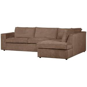 Basiclabel Hoekbank Rechts Hajo - Chenille - Mud - 84x283x197