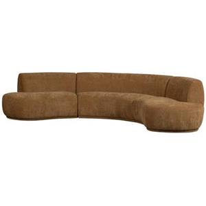 Basiclabel Batavier Bank - Polyester - Mosterd - 75x336x180
