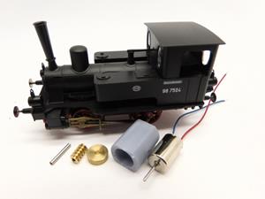 Crazytoys micromotor HF009C motor ombouwset voor Fleischmann BR 98.75 DB/DRG/CSD/NS/SNCF, u.a.