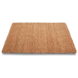 Merkloos Deurmat/buitenmat - pvc/kokos - 50 x 80 cm - droogloopmat -