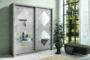 WOONENZO Kledingkast Bora (205 cm)