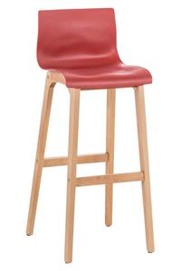KantoormeubelenPlus Barkruk Ranua Kunststof, Rood