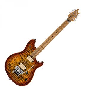EVH Wolfgang Special QM Baked Maple Fingerboard Tiger Eye Glow