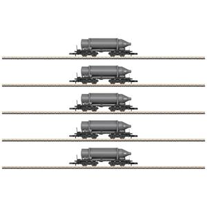 Märklin 82092 Z 5-delige set Carbid-flessenwagen van SKW Trostberg AG