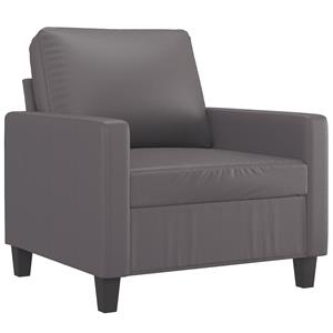 VidaXL 4-delige Loungeset met kussens kunstleer bruin