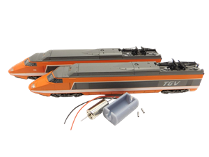 Crazytoys micromotor NH009 motor ombouwset voor Kato TGV (Oud)