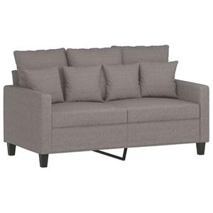 VidaXL 3-delige Loungeset met kussens stof taupe