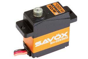 Savöx Mini-servo SH-0263MG + Digitale servo Materiaal (aandrijving): Metaal Stekkersysteem: JR