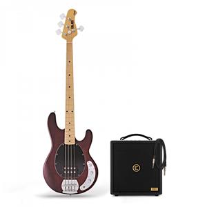 Sterling by Music Man Sterling Stingray Ray4 Bass MN Walnut Satin & Eden Orbiter 8 Combo Amp