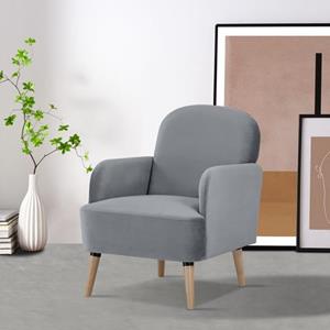 Home affaire Fauteuil NAFLA, TV-Sessel in Samtvelours und Webstoff