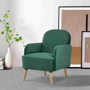 Home affaire Fauteuil NAFLA, TV-Sessel in Samtvelours und Webstoff