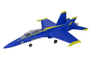 Xfly Twin 40MM F-18 EDF 705MM Jet ARTF - Blauw
