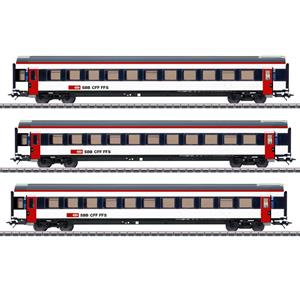 Märklin 42153 H0 3-delige set personenrijtuigen EW IV van de SBB