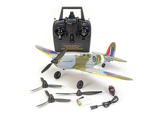 Volantex Spitfire 400mm vliegtuig RTF - V2 - Blauw