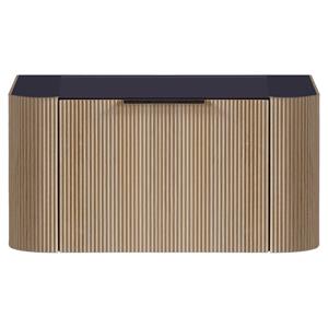 Differnz Olle onderkast met ribbelfront 90cm eiken