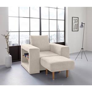 LOOKS BY WOLFGANG JOOP Fauteuil Looksvb Aan te passen fauteuil: fauteuil wordt fauteuil met 1 hocker, kastfunctie