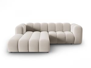 Micadoni 3-zits hoekbank Lupine links velvet | 