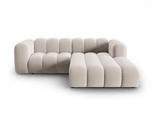 Micadoni 3-zits hoekbank Lupine rechts velvet | 