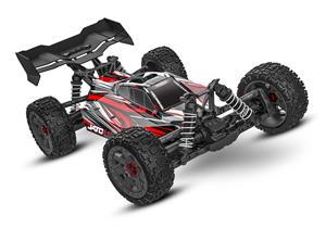 Traxxas Jato 4X4 BL-2S brushless buggy - Rood
