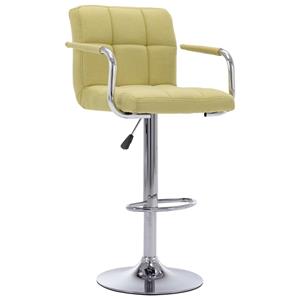 vidaXL Barstoelen 2 st stof groen