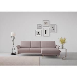 Sit&more Hoekbank Fashion L-vorm naar keuze met verstelbare hoofdsteun, uittrekzitting, motorisch, nikkel poten
