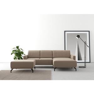 Sit&more Hoekbank Bailando L-vorm naar keuze met verstelbare hoofdsteun en uittrekzitting, motorisch