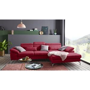 Sit&more Hoekbank Scorpio L-vorm inclusief zitdiepteverstelling, naar keuze met verstelbaar hoofdeind