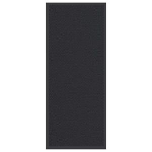 vidaXL Deurmat 60x150 cm zwart