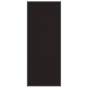 vidaXL Deurmat 60x150 cm zwart