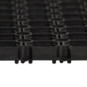 vidaXL Rubbermat 16 mm 100x150 cm