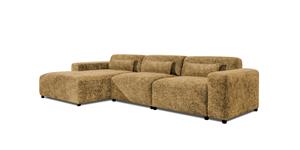 NADUVI Collection Hoekbank Rizza Big chenille links | 