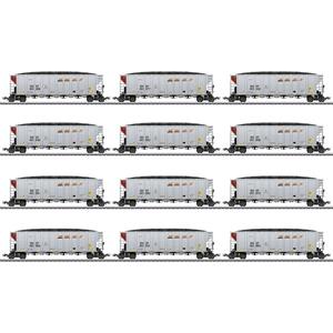 Märklin 45666 H0 set van 12 US Hopper Cars van de BNSF