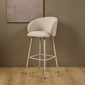 Bendt Barkruk Cristi Stof - Beige (zithoogte 78cm)