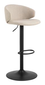 Bendt Verstelbare Barkruk Larue - Beige (zithoogte 61-82cm)