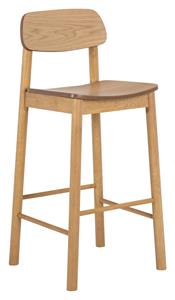 Bendt Barkruk Vernard Eiken (zithoogte 74cm) - Naturel
