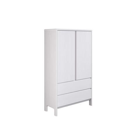 Home affaire Waskast Luven van massief grenen, hoogte 137 cm, met 2 laden en 2 deuren