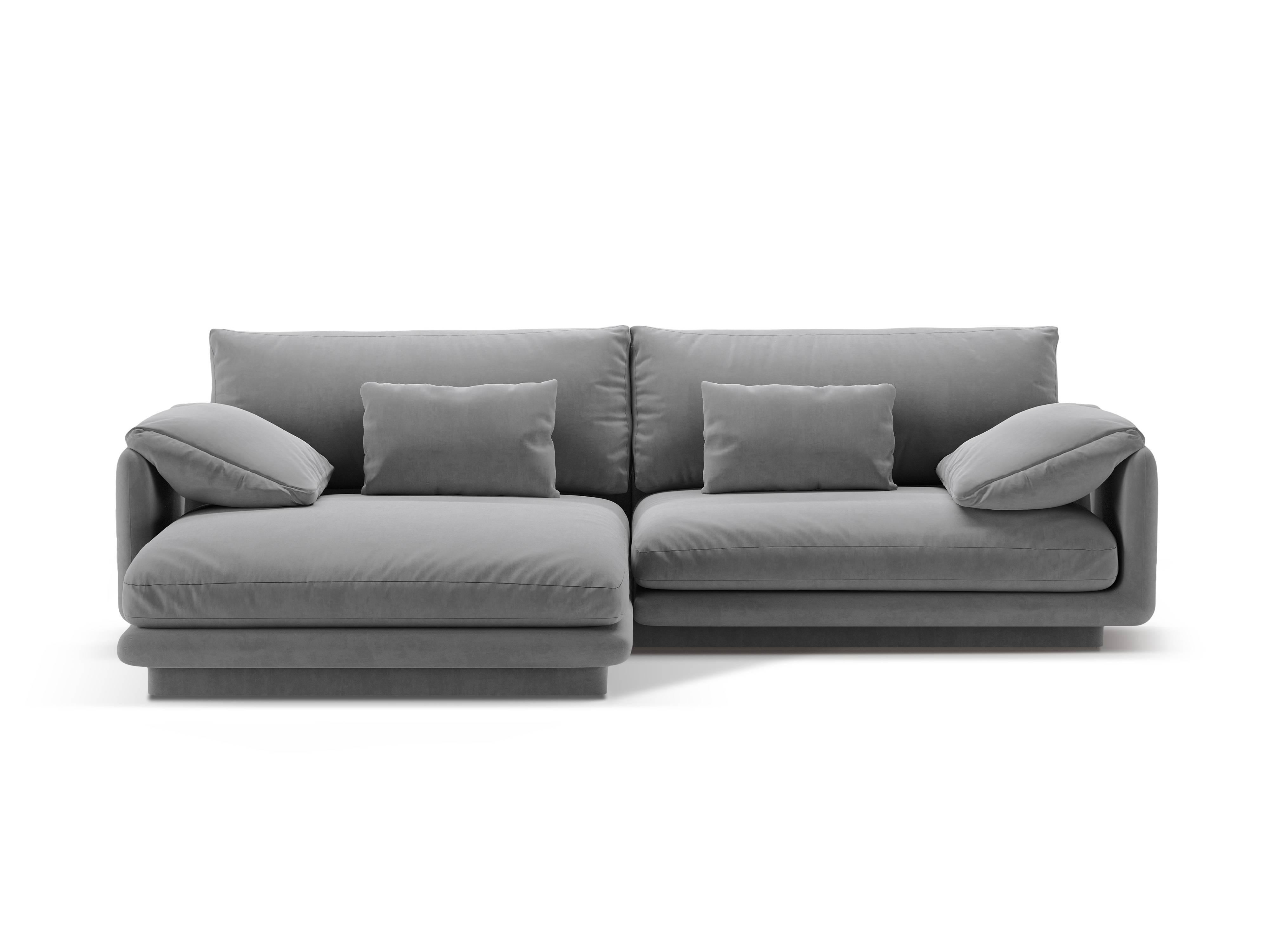 Micadoni 4-zits hoekbank Torino links velvet | 