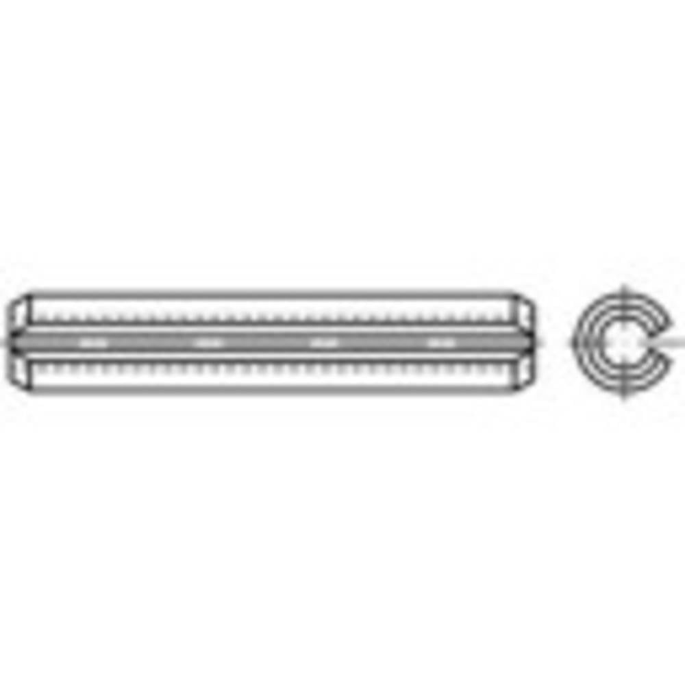 TOOLCRAFT TO-9977757 Spanstiften (Ø x l) 40 mm x 50 mm Verenstaal 5 stuk(s)