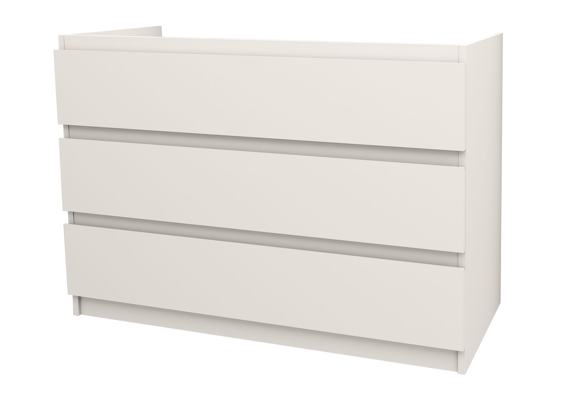 SaniGoods Rocky staande onderkast met 120cm wit mat