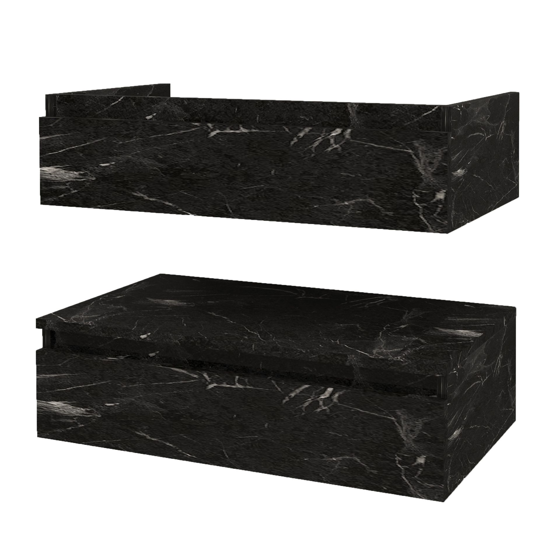 SaniGoods Venice onderkast 80cm zwart marmer